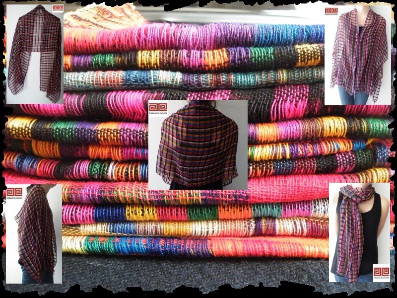 Ch&acirc;le tissage traditionnel